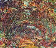 Claude Monet, The rose way in Giverny